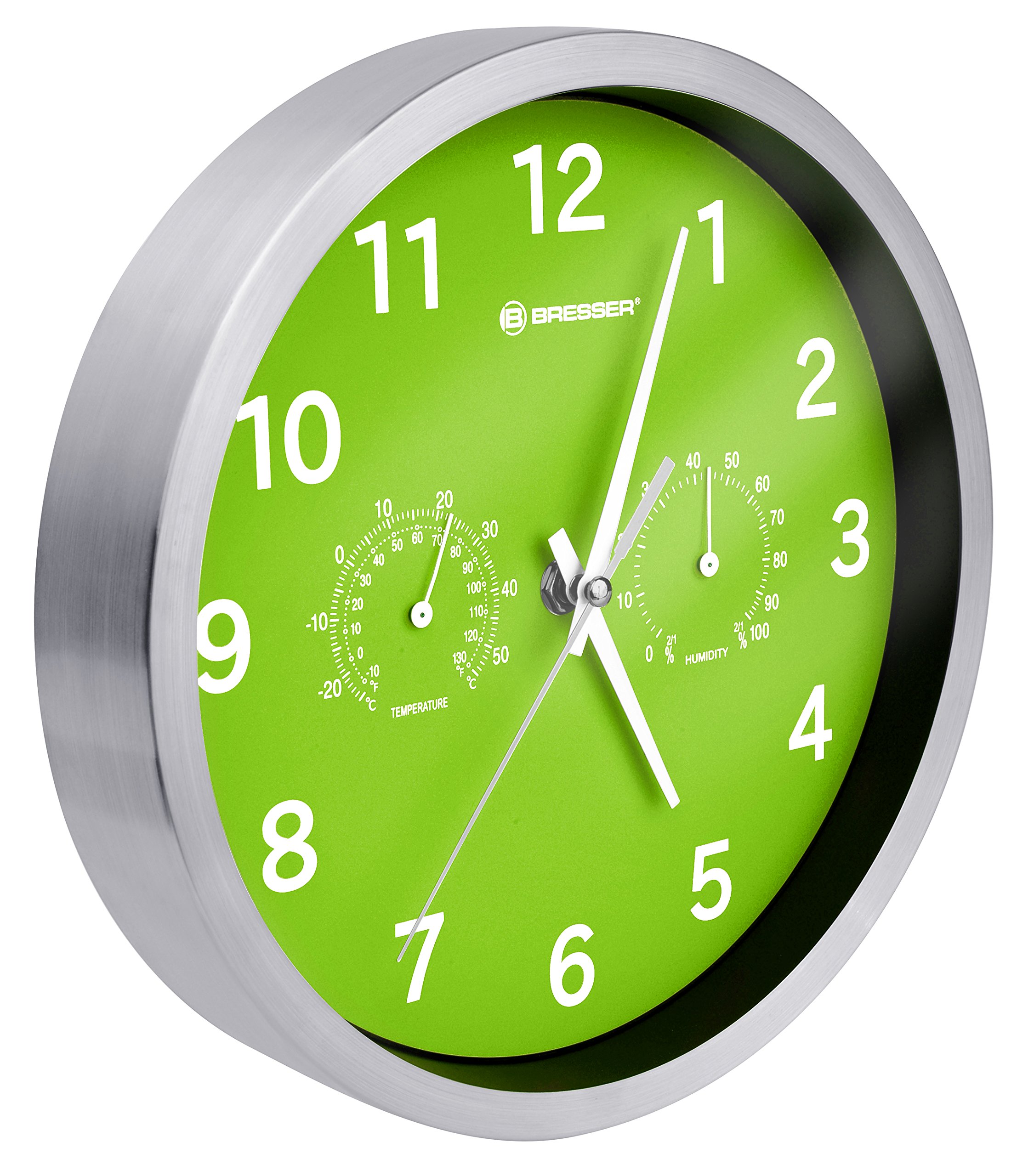 bresser-my-time-horloge-murale-radiopilot-e-thermo-hygrom-tre-verte image 1