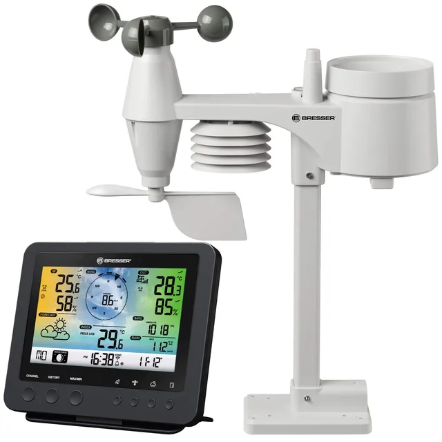 bresser-station-m-t-o-sans-fil-5-en-1-wifi-noir-cran-5-7 image 1