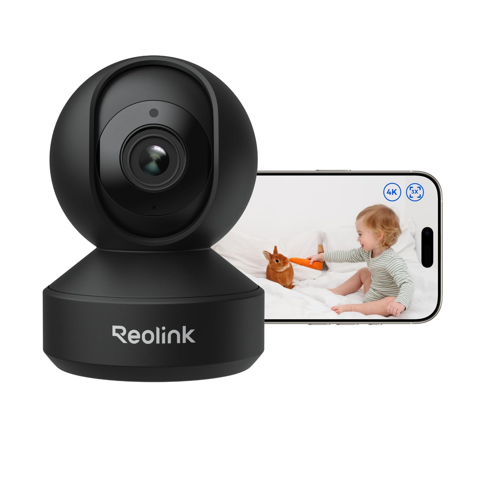 reolink-e1-zoom-noire-4k-ptz-cam-ra-surveillance-wifi-int-rieure-360-zoom-3x image 1