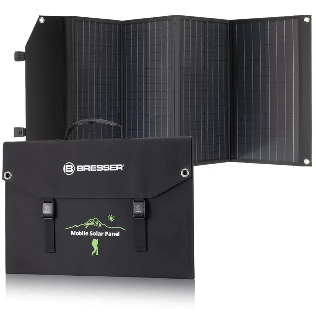 bresser-solarix-chargeur-solaire-120-w-1x-dc-3x-usb-a-qc3-0-charge-rapide image 1