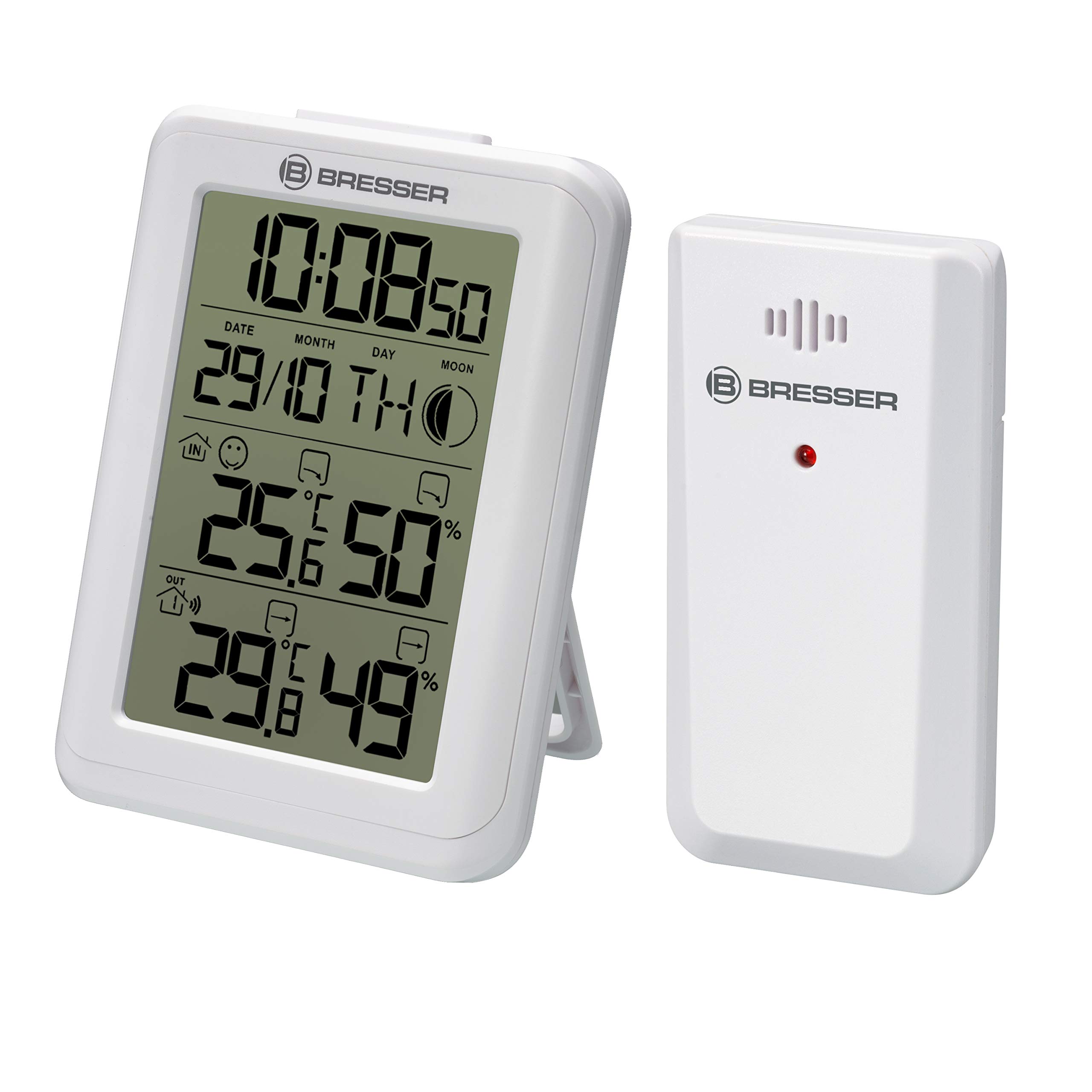 bresser-myclimate-thermo-hygrom-tre-horloge-blanc-capteur-ext-rieur image 1