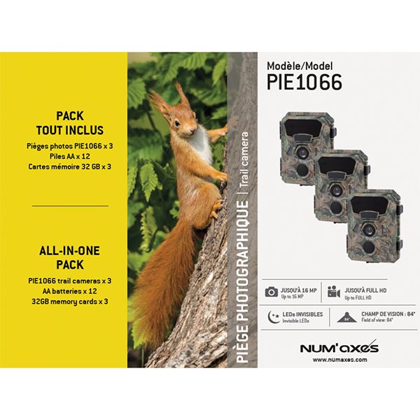num-axes-pack-tout-inclus-3-x-pi-ges-photographiques-cam-ra-de-chasse-pie1066 image 2