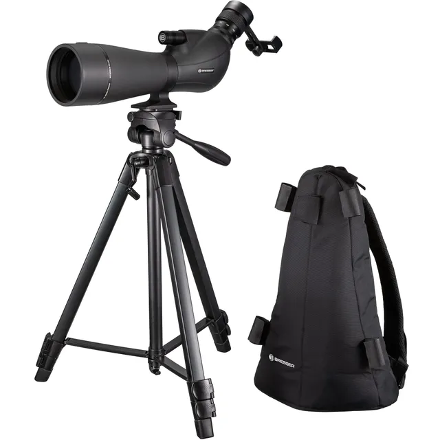 bresser-spolux-20-60x80-longue-vue-zoom-avec-tr-pied-et-adaptateur-smartphone image 1