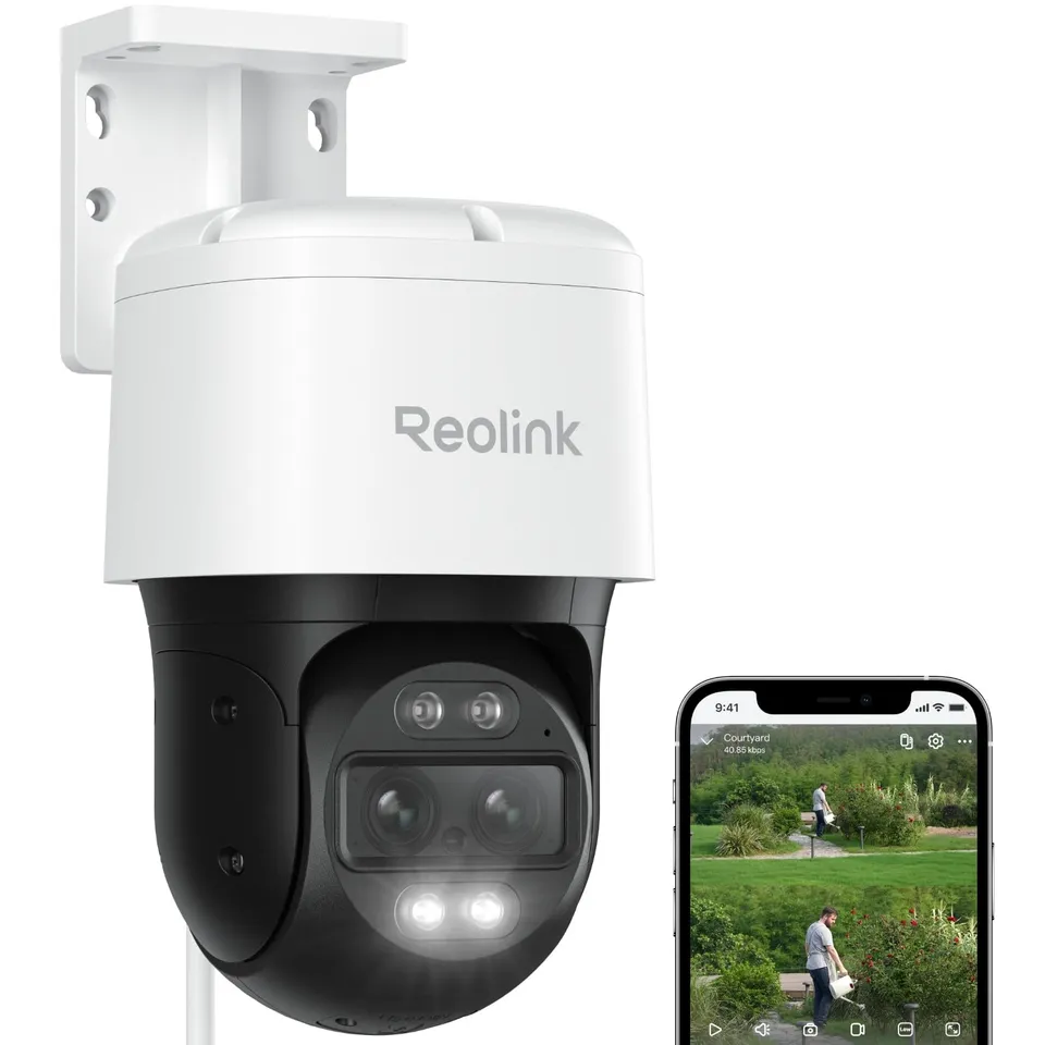 reolink-trackmix-poe-ptz-ext-rieure-4k-double-objectif-avec-suivi-auto image 1