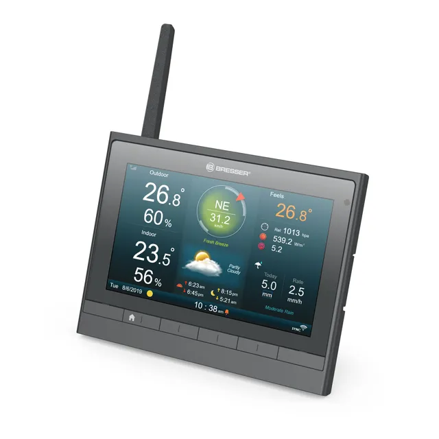 bresser-meteochamp-7003510-station-de-base-centre-m-t-o-wi-fi image 1