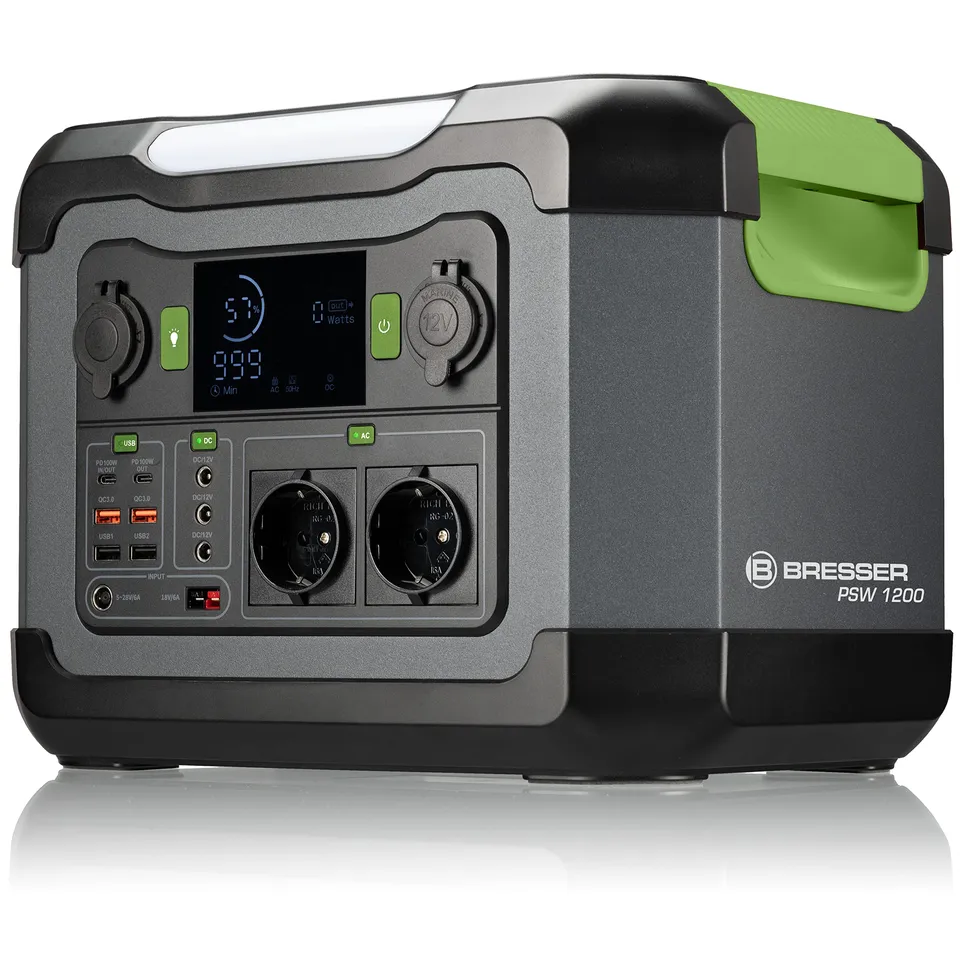 bresser-station-d-nergie-mobile-1200-w-batterie-lithium-ion-1080-wh-onde-sinuso- image 1