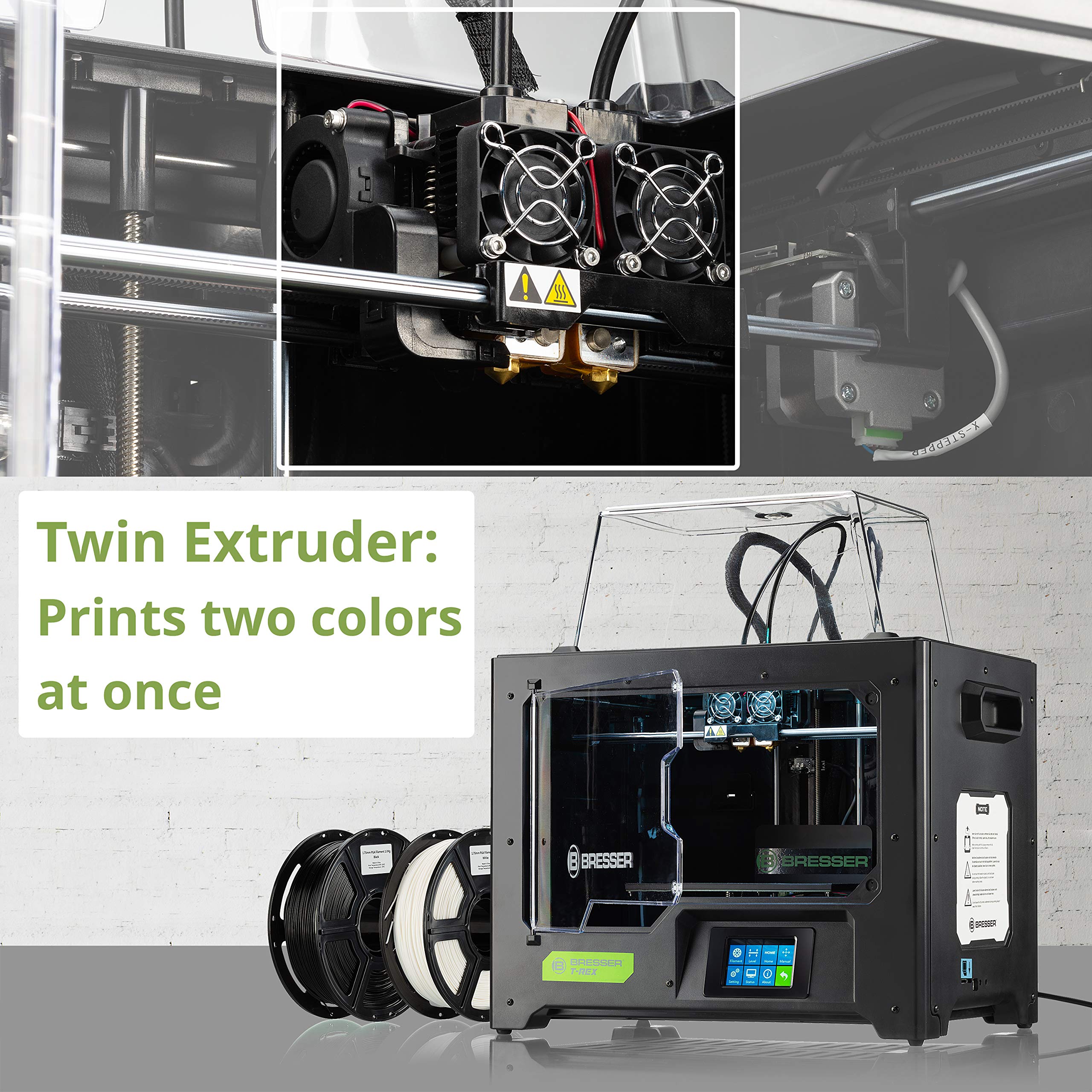 bresser-t-rex-imprimante-3d-fff-wlan-double-extrudeuse-bicolore-227-x-148-x-150- image 4