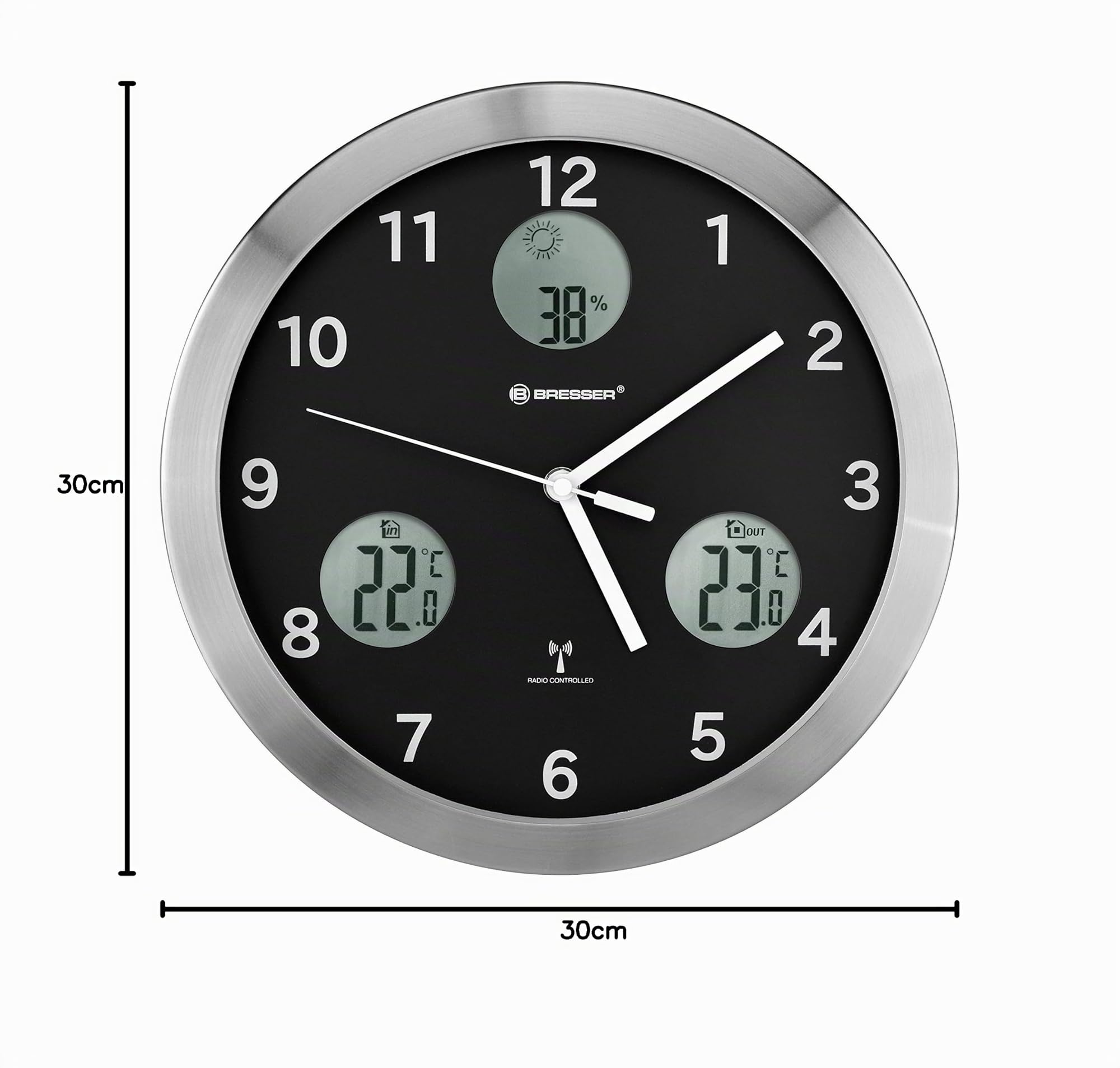 bresser-mytime-io-30-cm-noire-horloge-radiopilot-e-m-t-o image 7