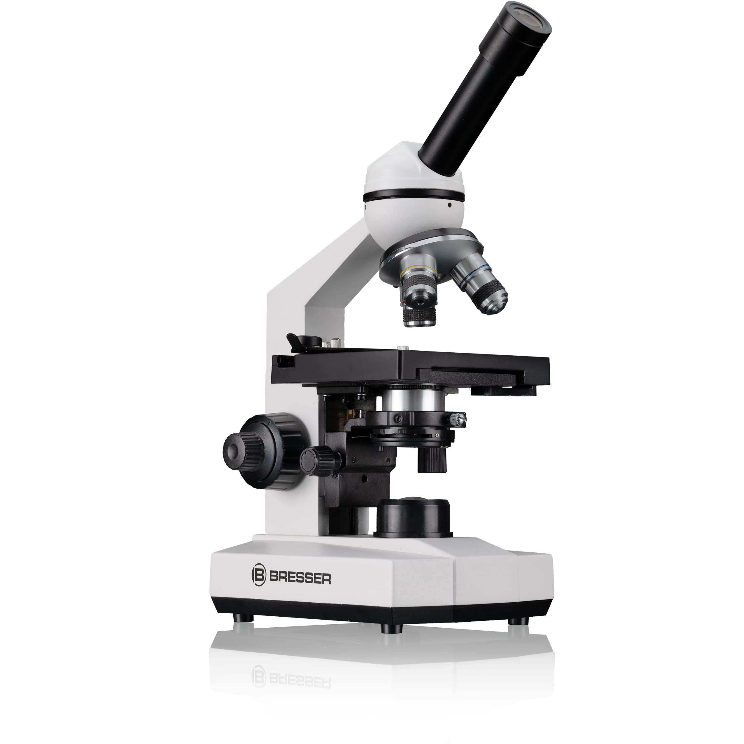 bresser-erudit-basic-mono-microscope-40x-400x-avec-valise-et-adaptateur-smartpho image 1