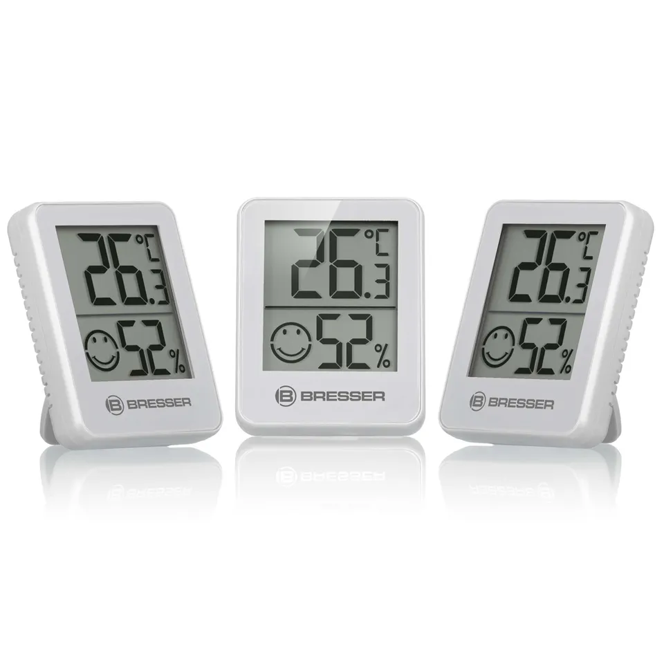 bresser-temeo-hygro-lot-de-3-thermo-hygrom-tres-indicateurs-blanc image 1