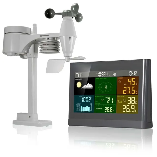 bresser-station-m-t-o-sans-fil-5-en-1-gris-cran-7-3-7002550qt5000 image 1