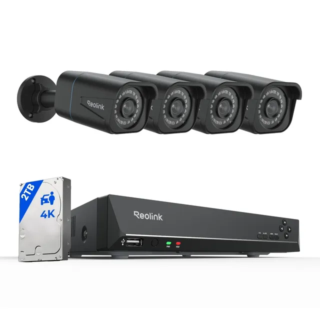 reolink-rlk8-800b4-kit-4k-poe-4-cam-ras-nvr-8ch-hdd-2to-noir image 1
