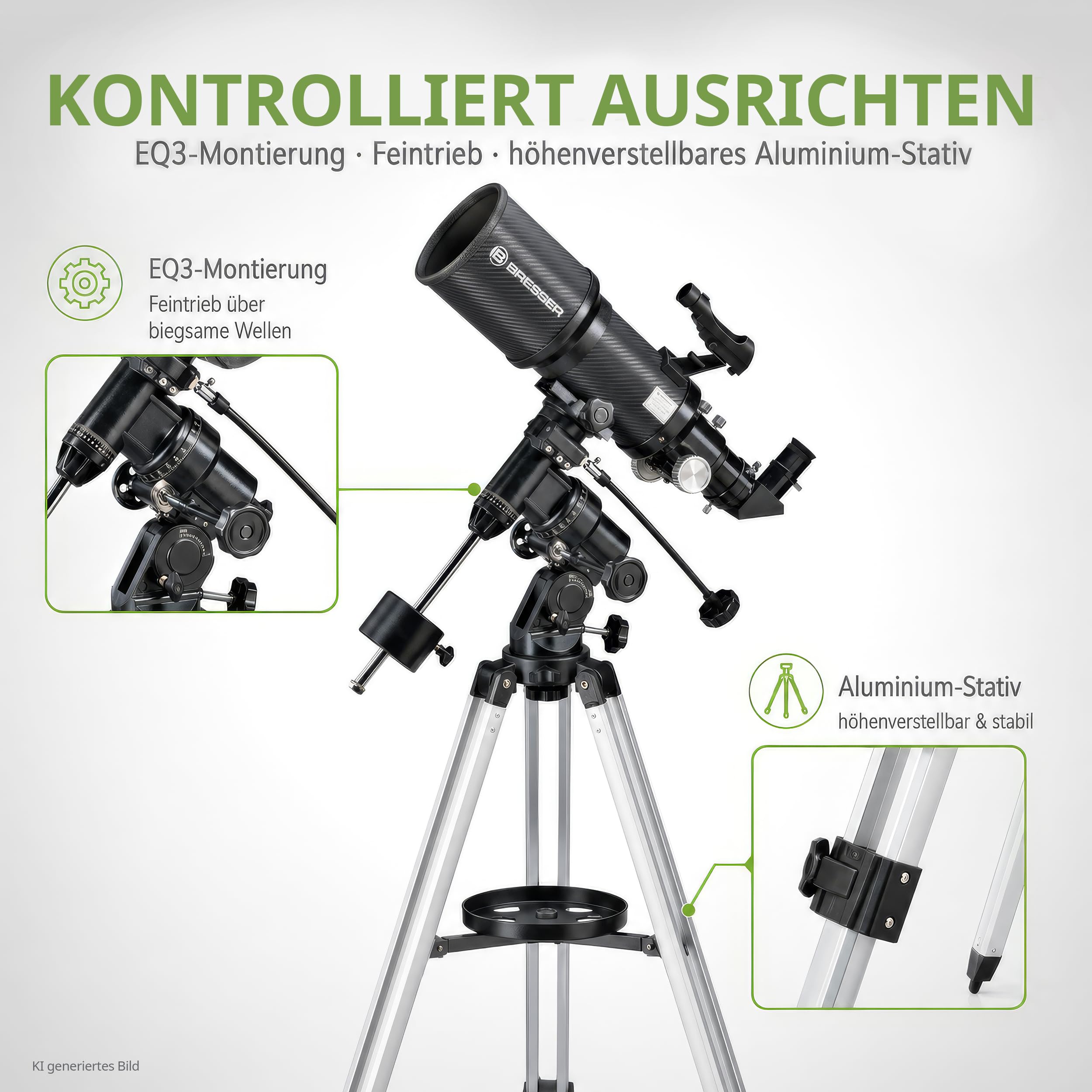 bresser-polaris-102-460-eq3-t-lescope-achromatique-102-mm-filtre-solaire image 7