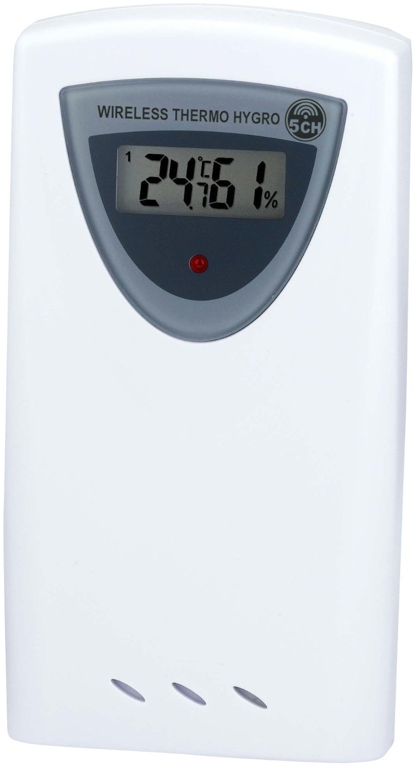 bresser-capteur-thermo-hygro-rc-5ch-blanc-pour-station-m-t-o-433-mhz image 1