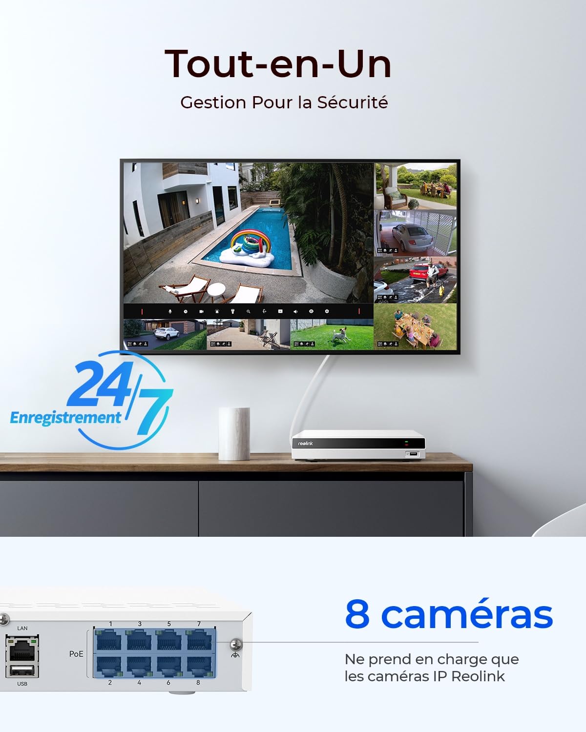 reolink-rln8-410-nvr-4k-poe-8-canaux-avec-disque-dur-2to image 2