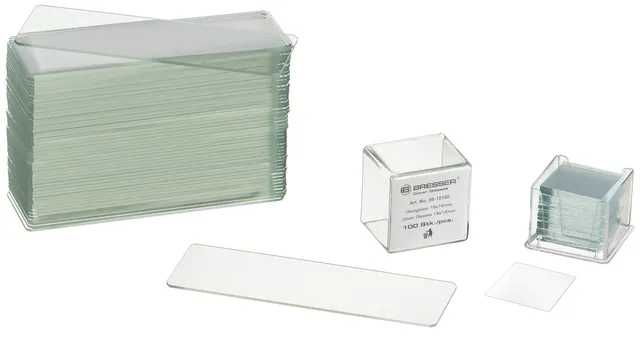 bresser-5916000-set-de-50-lames-vierge-et-100-lamelles-couvre-objet-pour-microsc image 1