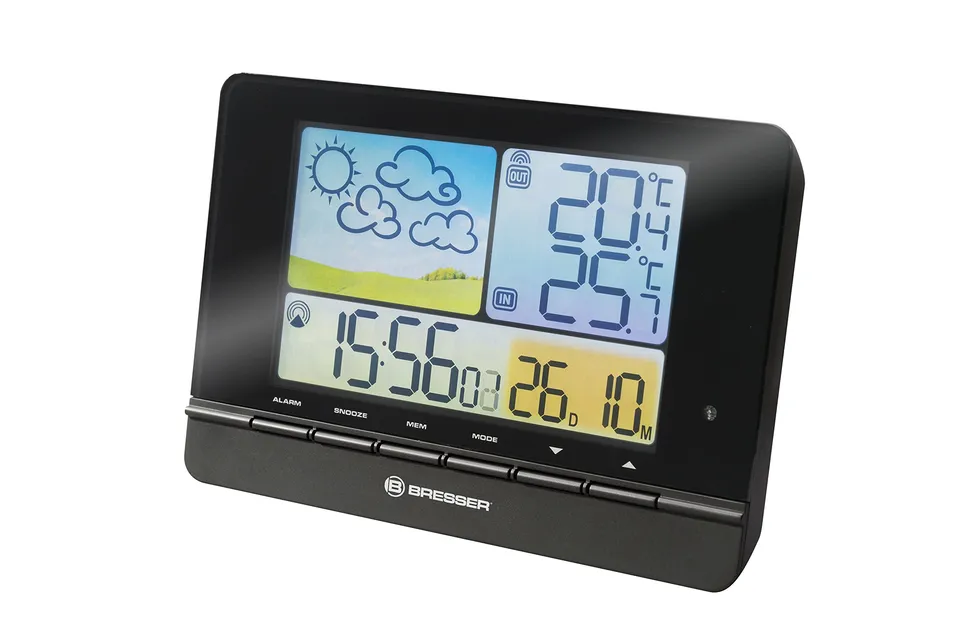 bresser-meteotrend-colour-station-m-t-o-radio-pilot-e-avec-capteur-ext-rieur image 1