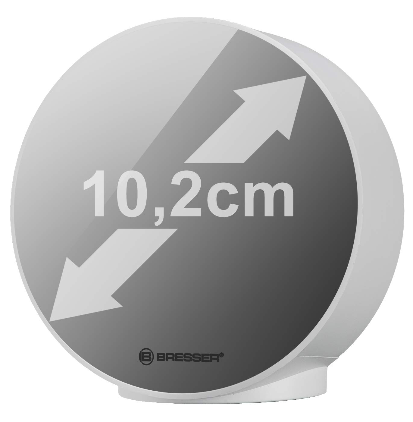 bresser-r-veil-blanc-8010071gyewhi-avec-temp-rature-petit-mod-le image 2
