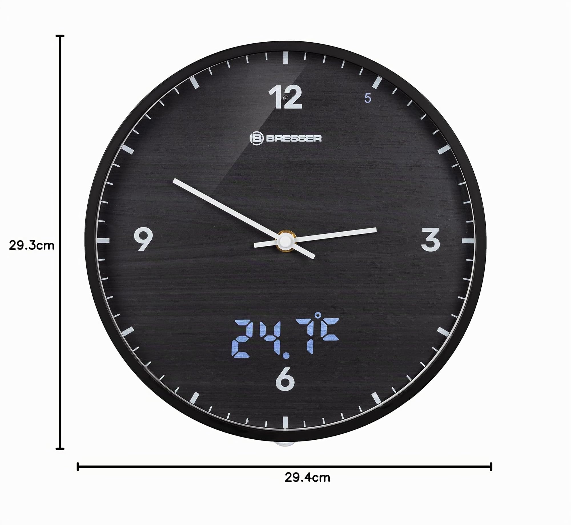 bresser-mytime-horloge-murale-radio-pilot-e-led-24-cm-avec-temp-rature-int-rieur image 8