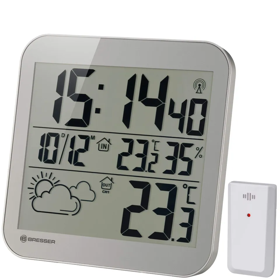 bresser-mytime-lcd-7001910-horloge-murale-station-m-t-o-avec-capteur-ext-rieur image 1