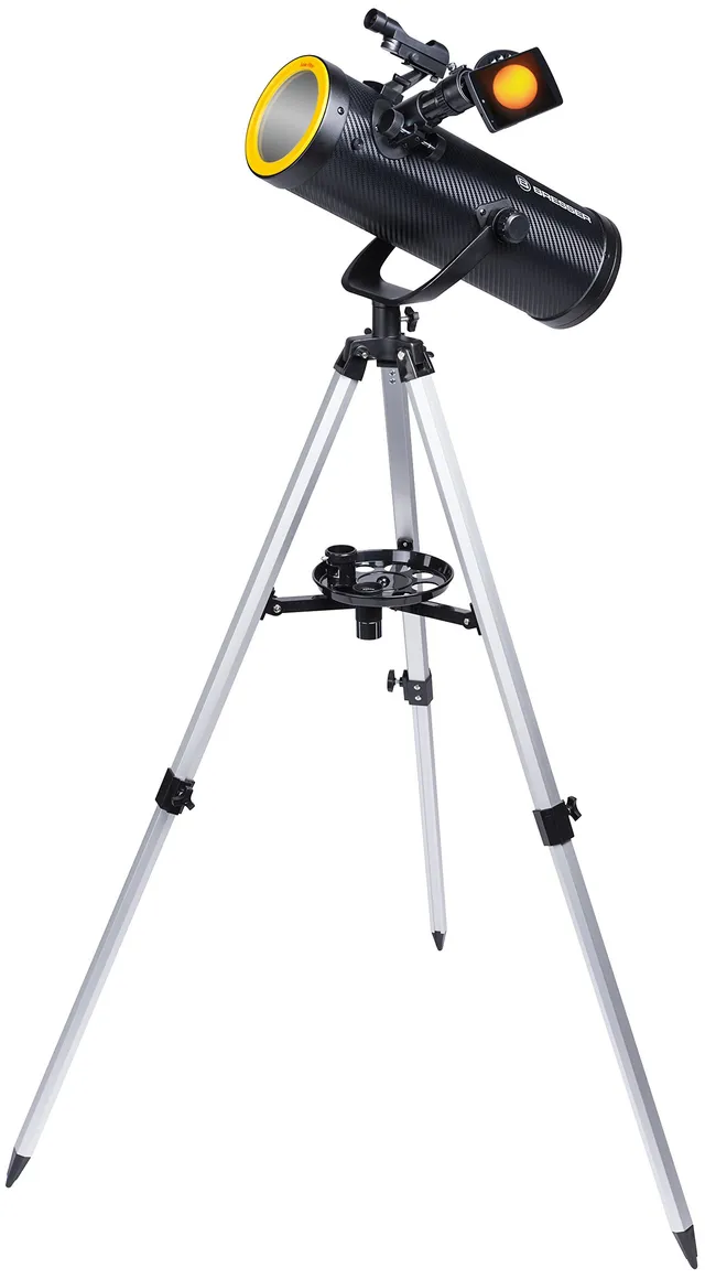 bresser-solarix-114-500-t-lescope-newton-soleil-et-ciel-smartphone image 1