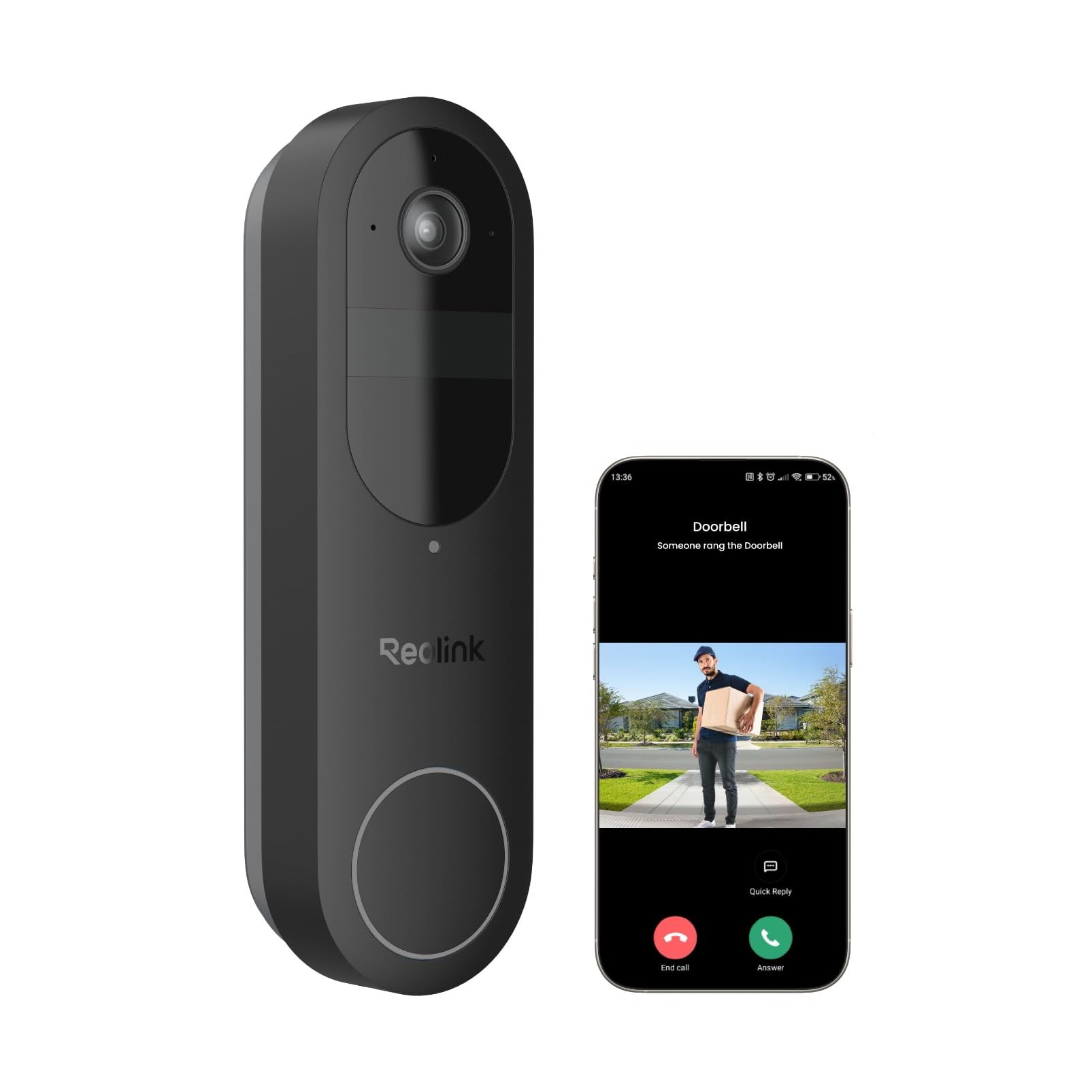 reolink-video-doorbell-cam-ra-sonnette-2k-sans-fil-avec-batterie image 1