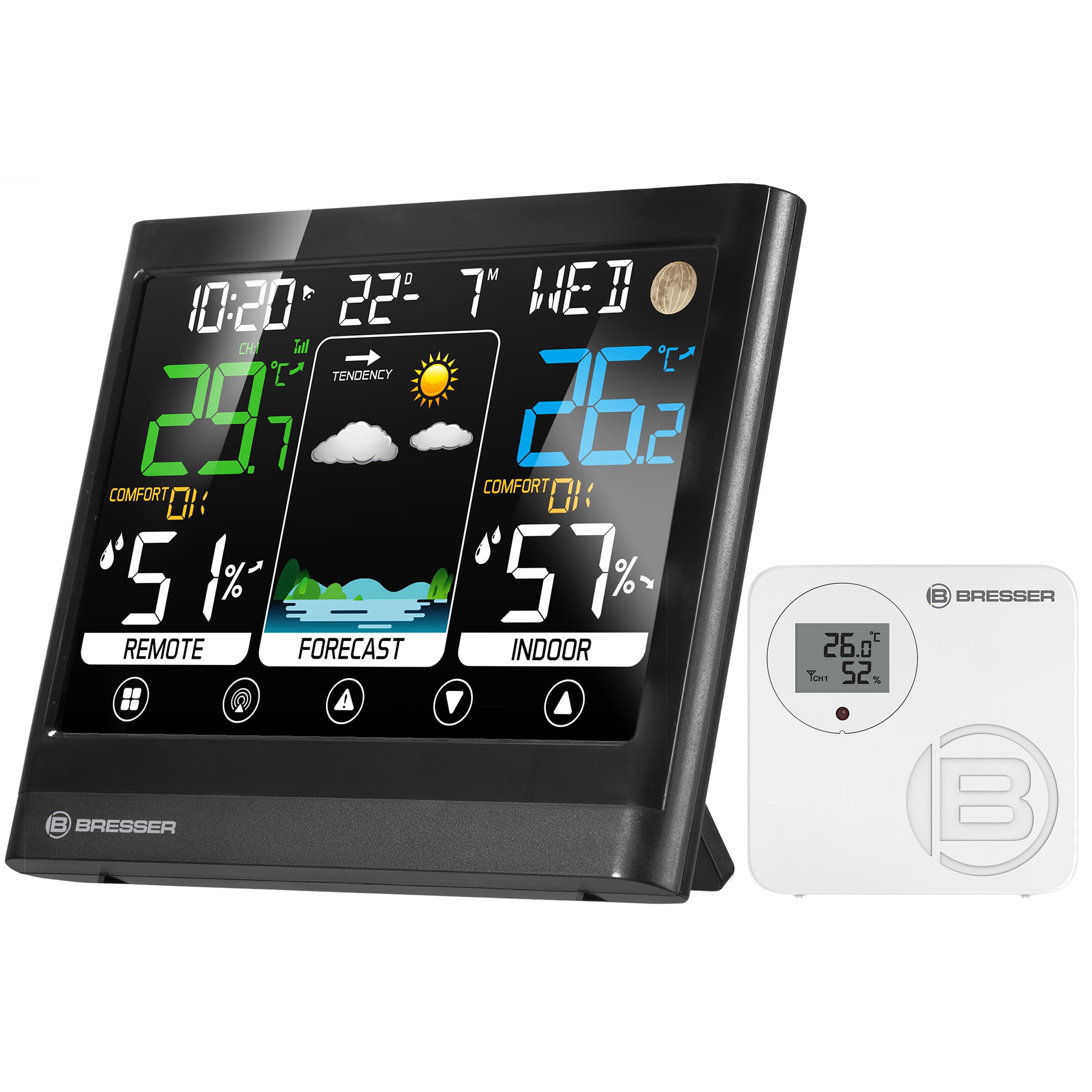 bresser-meteotemp-bf-station-m-t-o-sans-fil-cran-tactile-couleur-avec-capteur-ex image 1