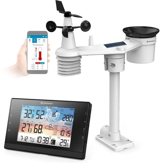 bresser-ws-c-station-m-t-o-wlan-avec-multicaptteur-5-en-1 image 1