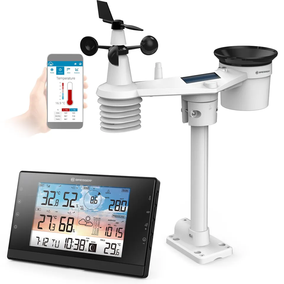 bresser-ws-c-station-m-t-o-wlan-avec-multicaptteur-5-en-1 image 1
