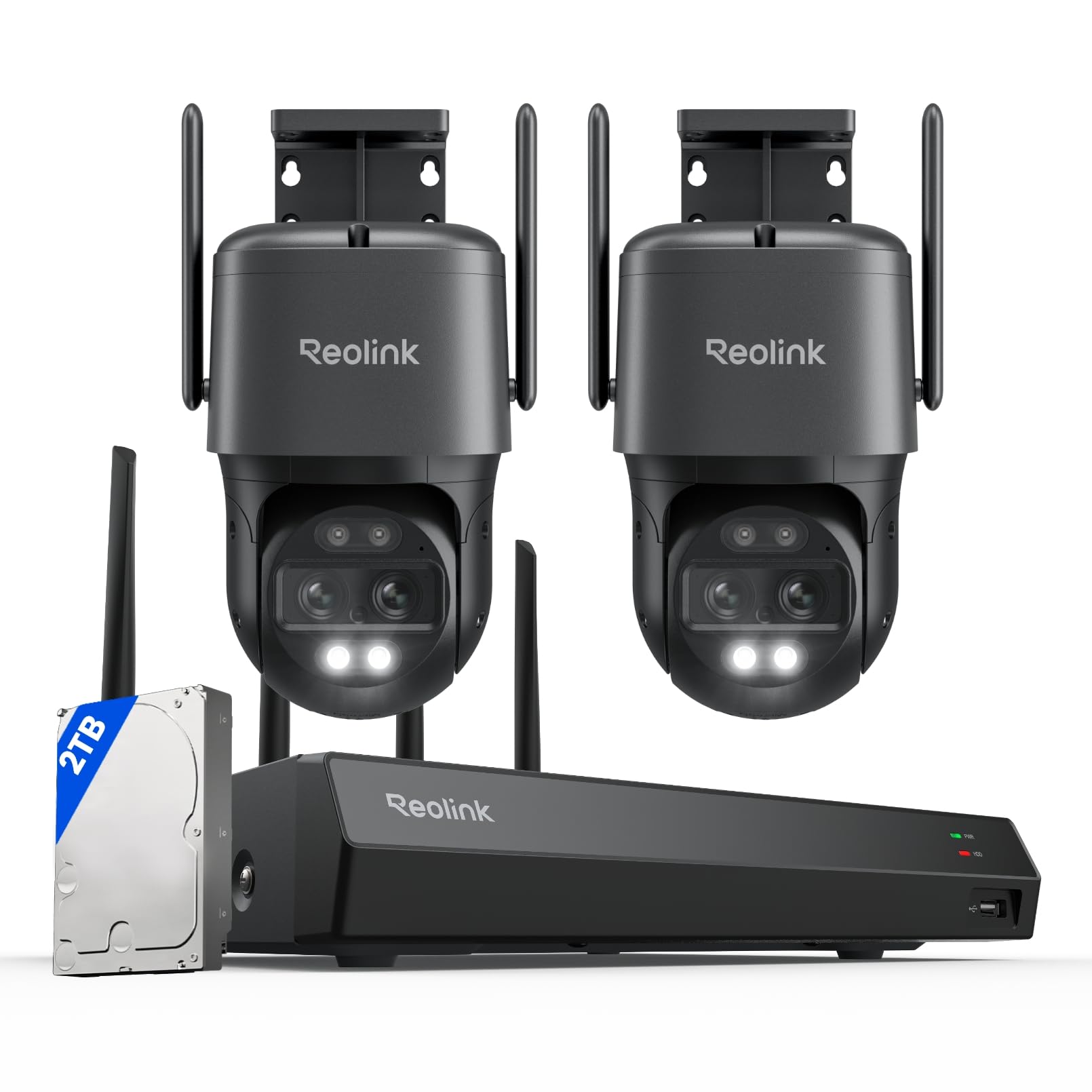 reolink-trackmix-wifi-kit-4k-ptz-double-objectif-nvr-12ch-wifi-6-hdd-2-to image 1