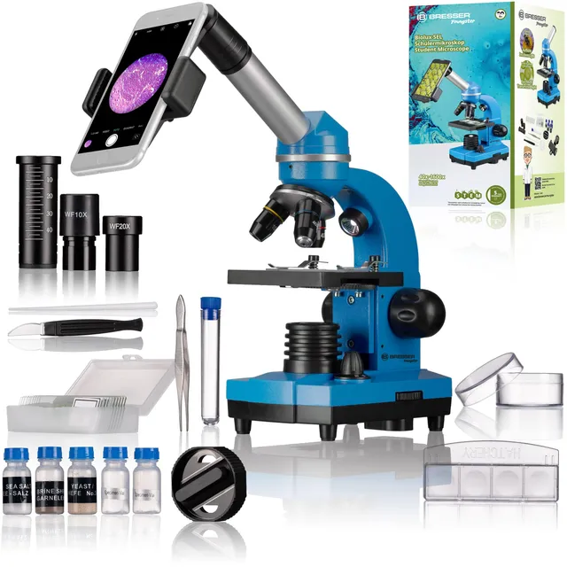 bresser-junior-biolux-sel-microscope-d-colier-40x-1600x-avec-porte-smartphone image 1
