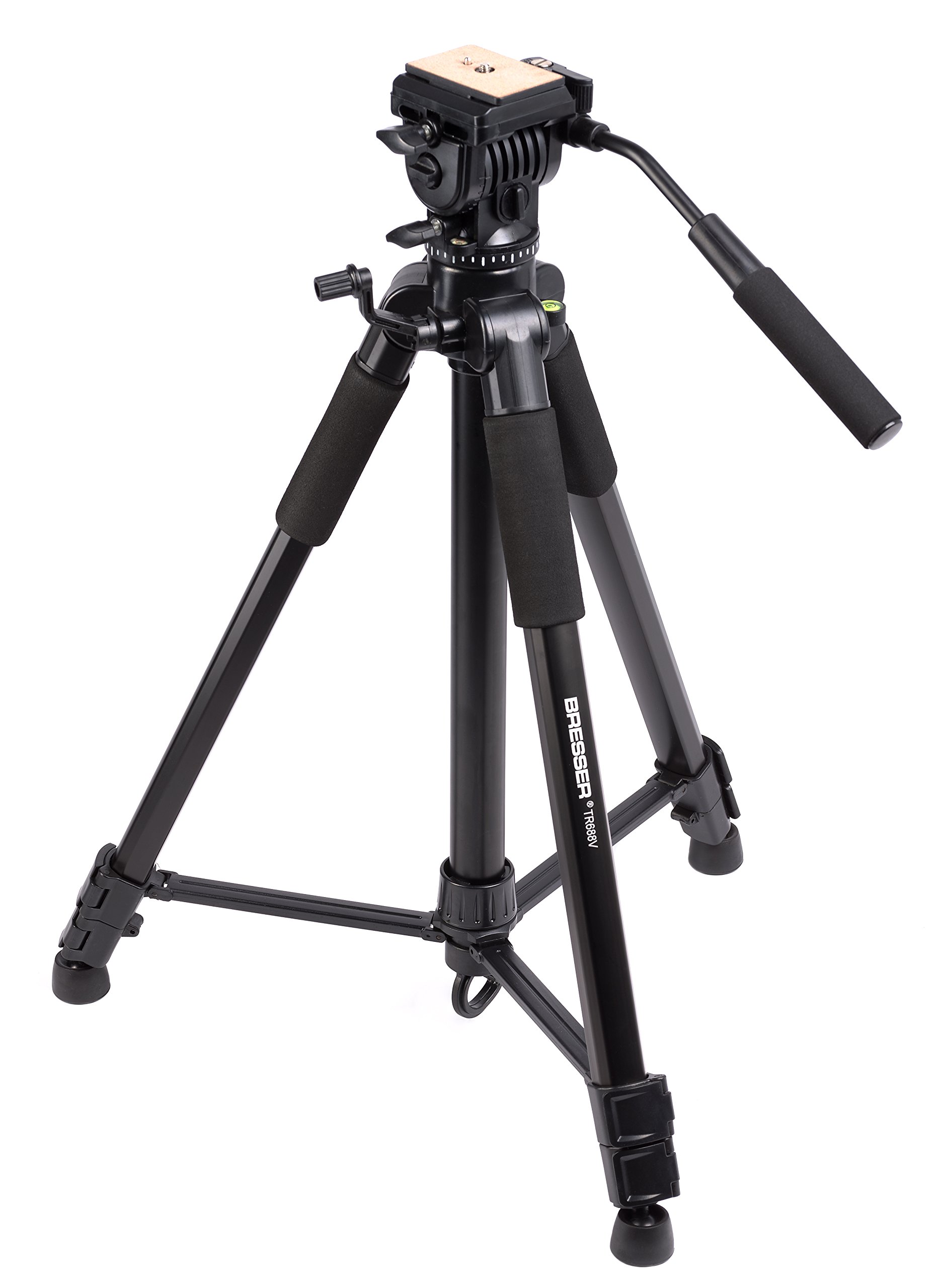 bresser-tr-688-v-tr-pied-vid-o-avec-rotule-2-voies-noir image 1