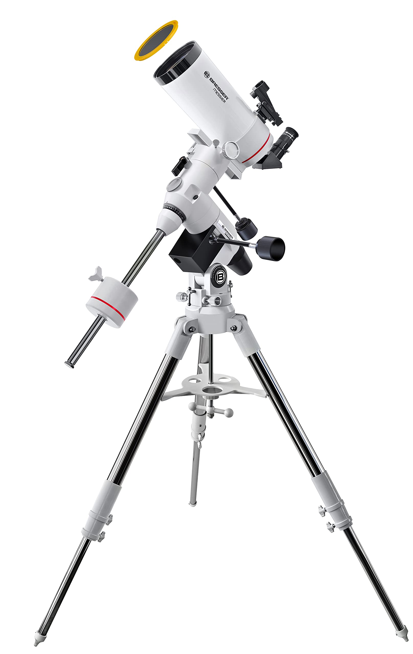 bresser-messier-mc-100-1400-exos-2-eq-5-t-lescope-blanc image 1