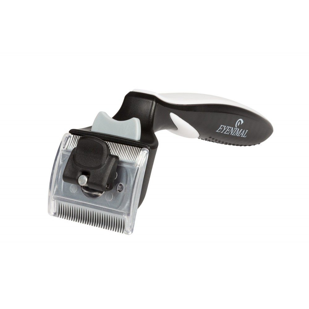 num-axes-fur100-brosse-peigne-de-mue-chien-et-chat-acier-inoxydable image 1