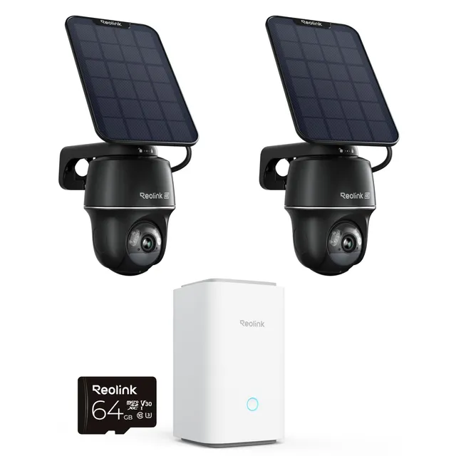 reolink-argus-pt-ultra-sp-kit-2-1-2-cam-ras-solaires-4k-wifi-6-home-hub image 1