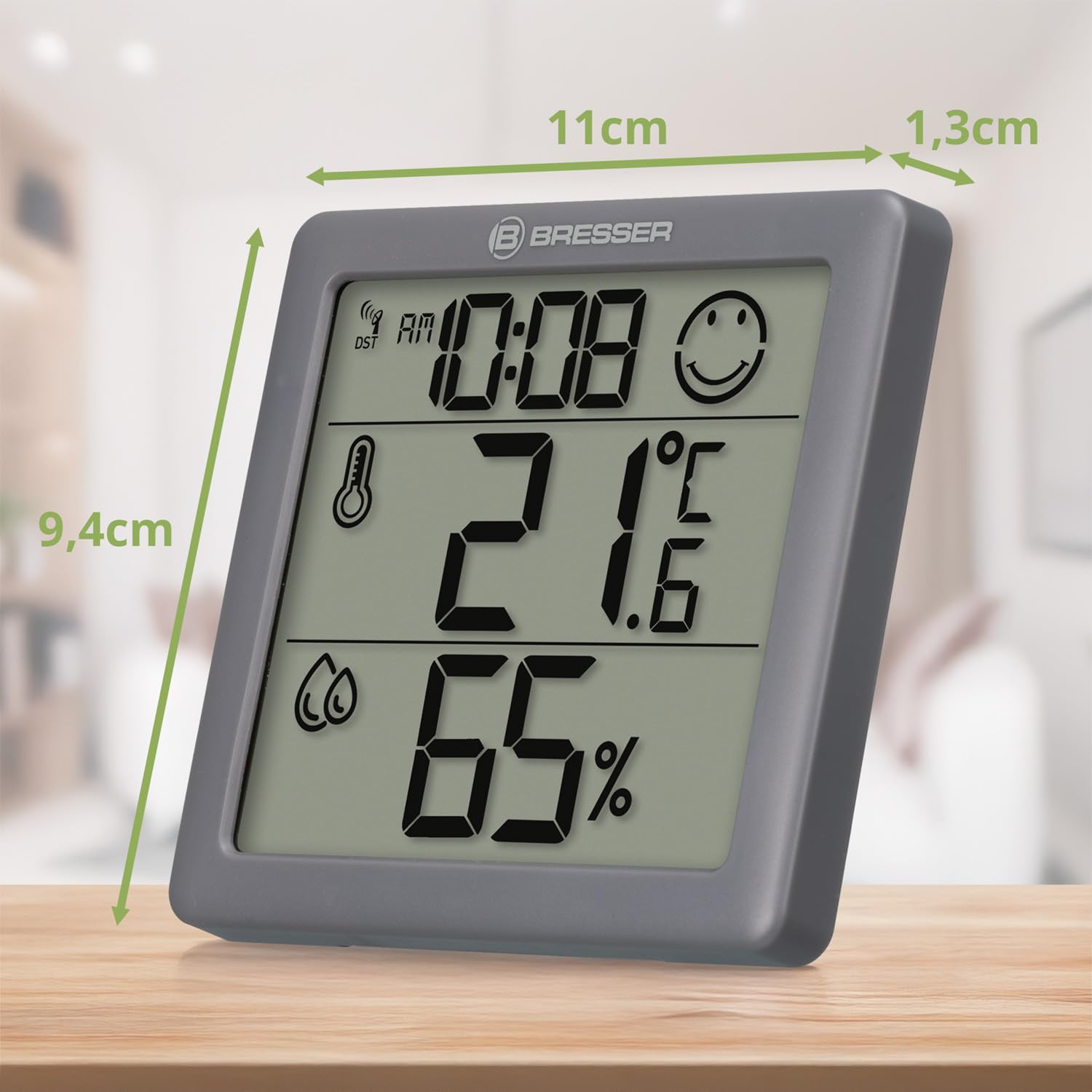 bresser-climate-smile-lot-de-2-thermo-hygrom-tres-smiley-poser-ou-fixer-au-mur-h image 6