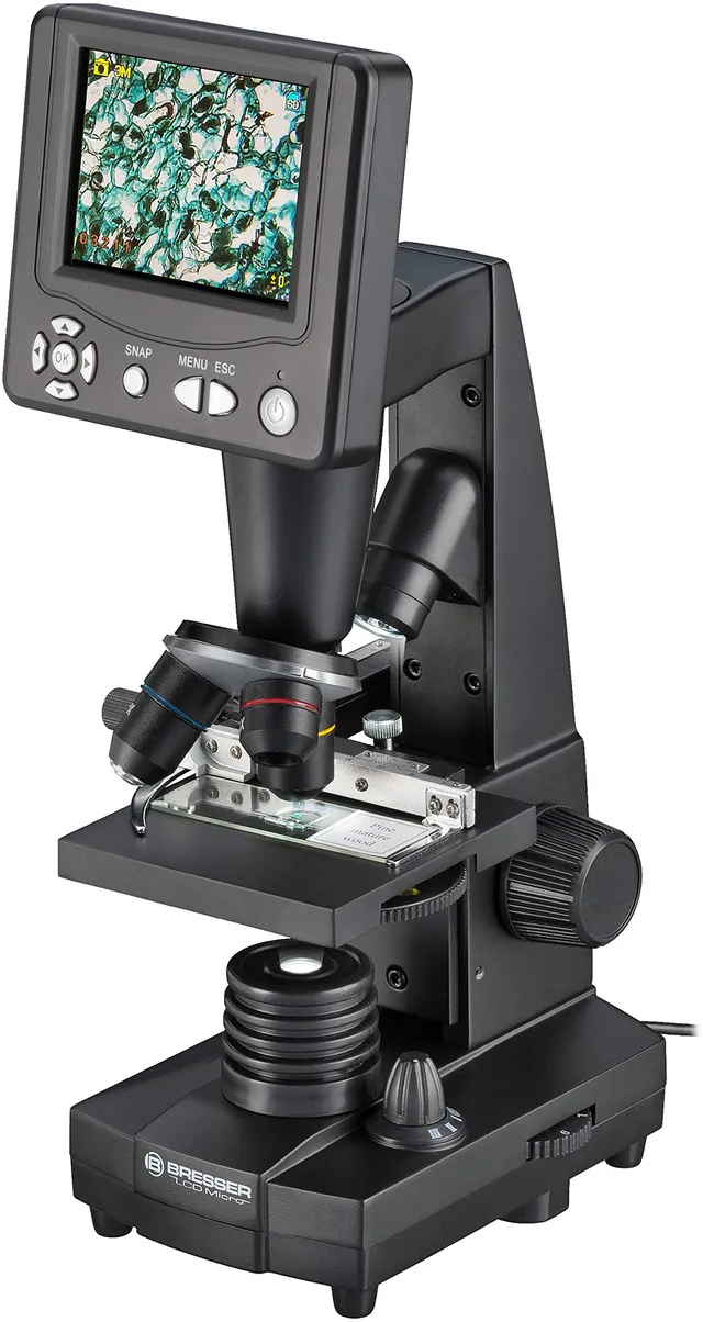 bresser-biolux-microscope-d-enseignement-lcd-8-9-cm-3-5-50-500x-2000x-digital-5m image 1