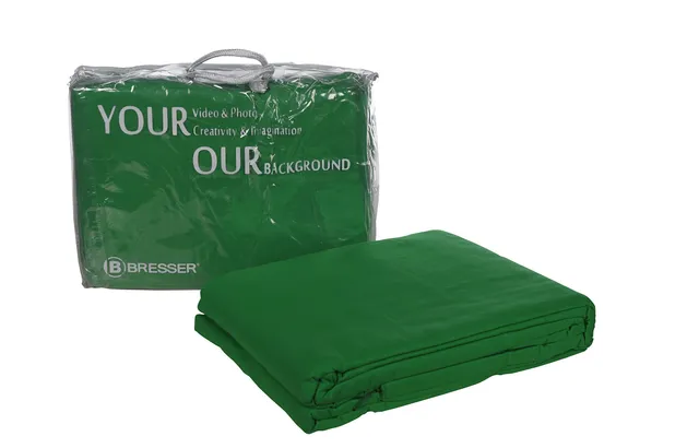bresser-y-9-toile-de-fond-coton-3-x-6-m-vert-chromakey image 1