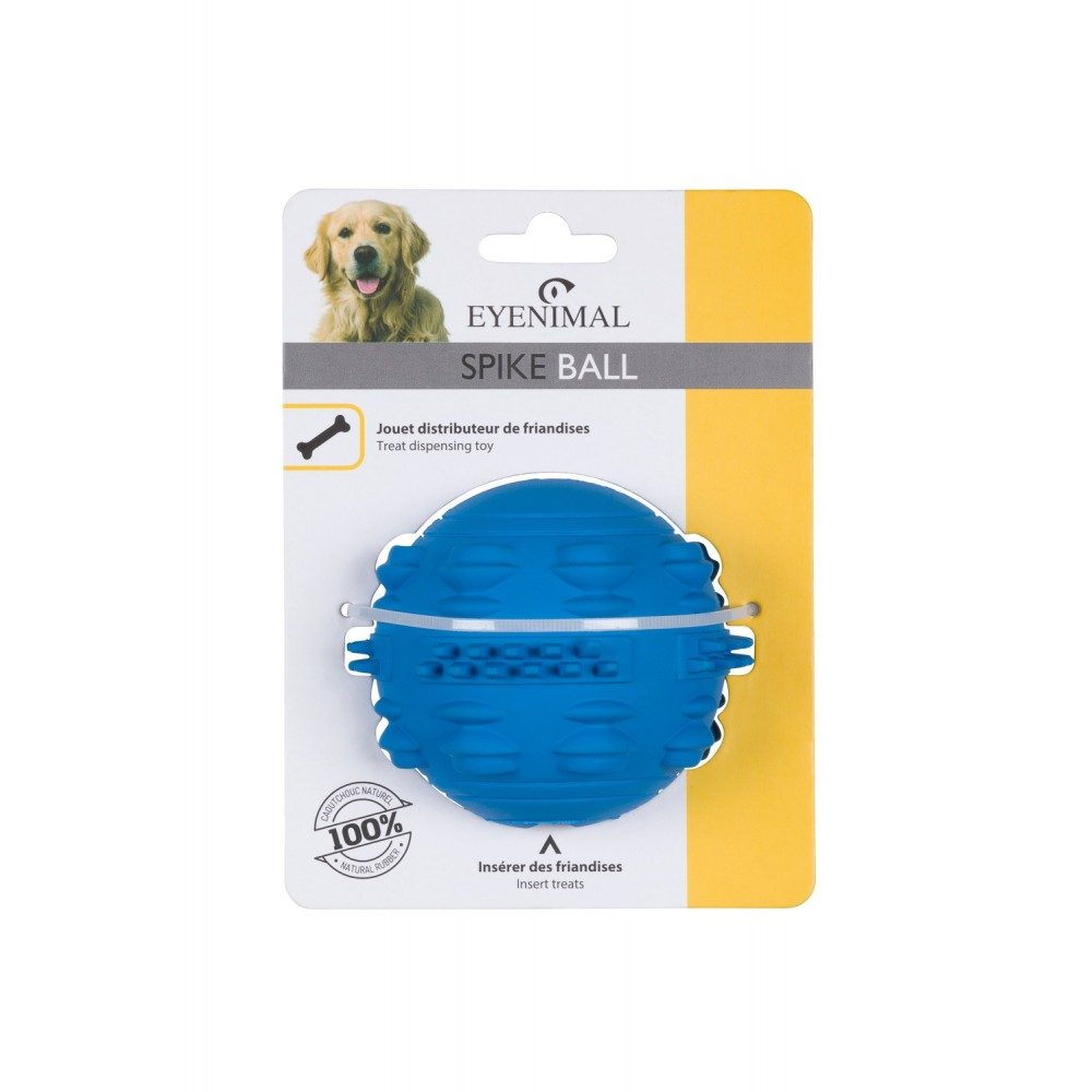 num-axes-jouet-distributeur-de-friandises-spike-ball-pour-chien-en-caoutchouc image 2