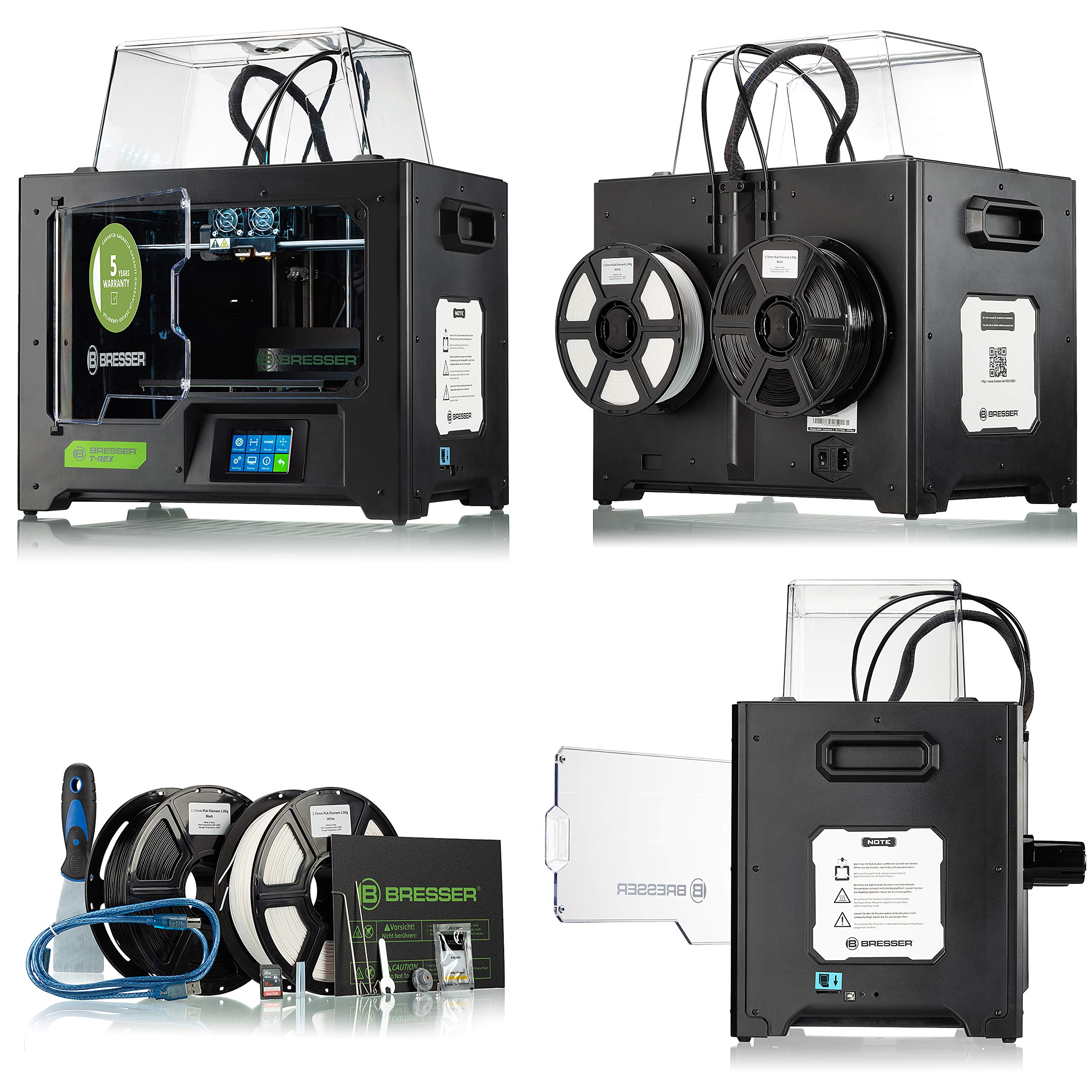 bresser-t-rex-imprimante-3d-fff-wlan-double-extrudeuse-bicolore-227-x-148-x-150- image 5