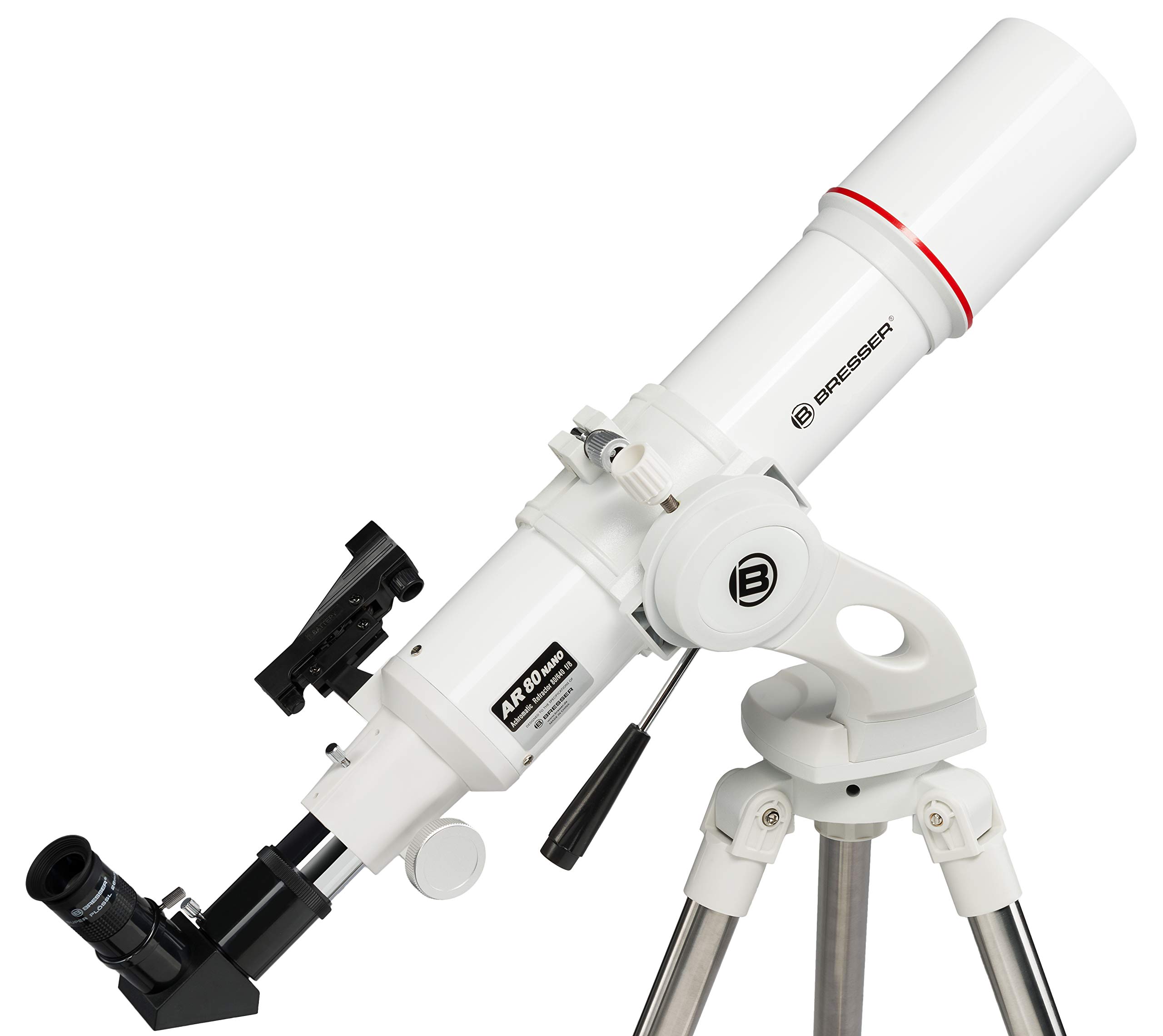 bresser-messier-ar-80-640-nano-t-lescope-avec-tr-pied-blanc image 4