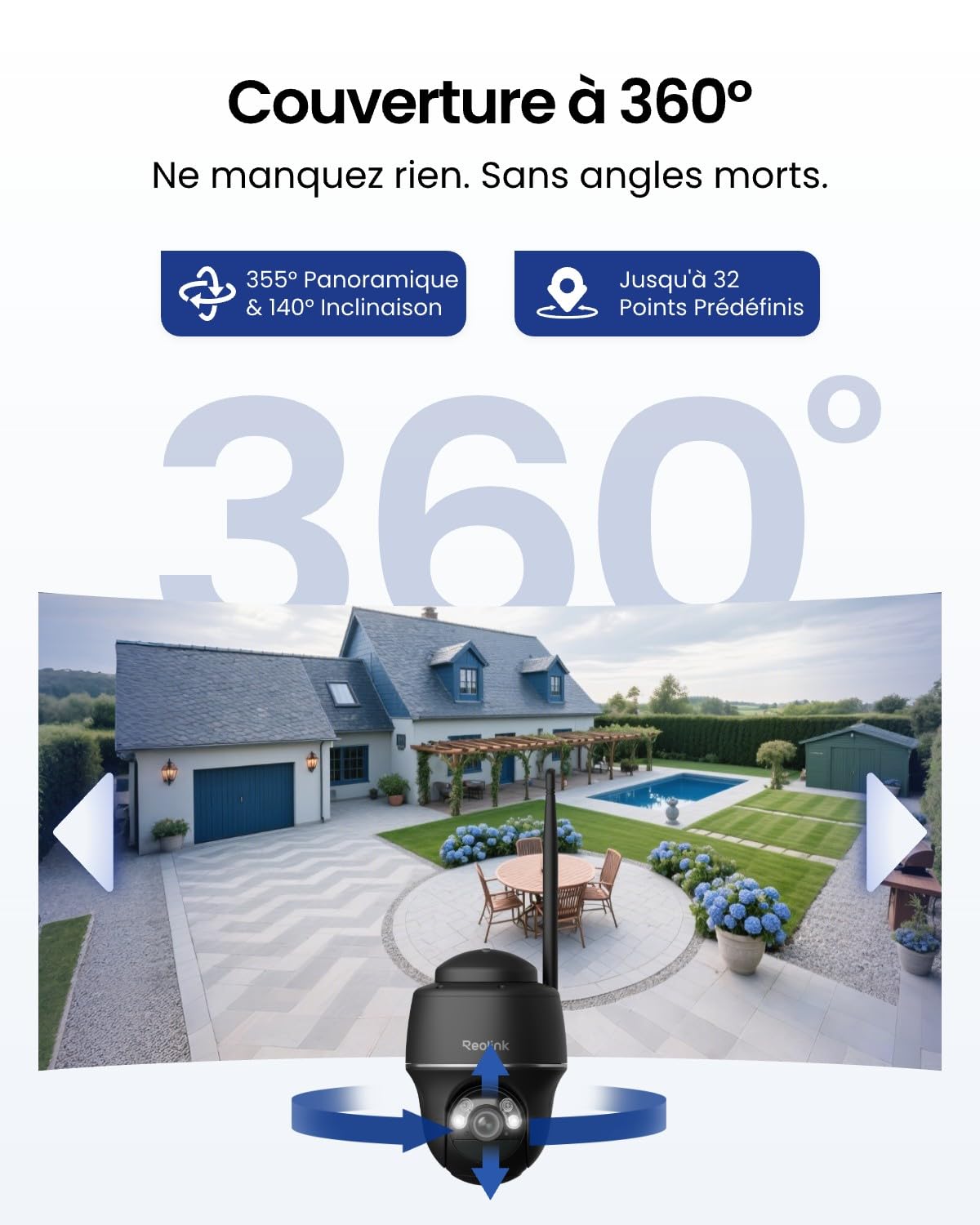 reolink-argus-pt-sp-kit-2-1-2-cam-ras-solaires-5mp-360-home-hub-mini-2 image 3
