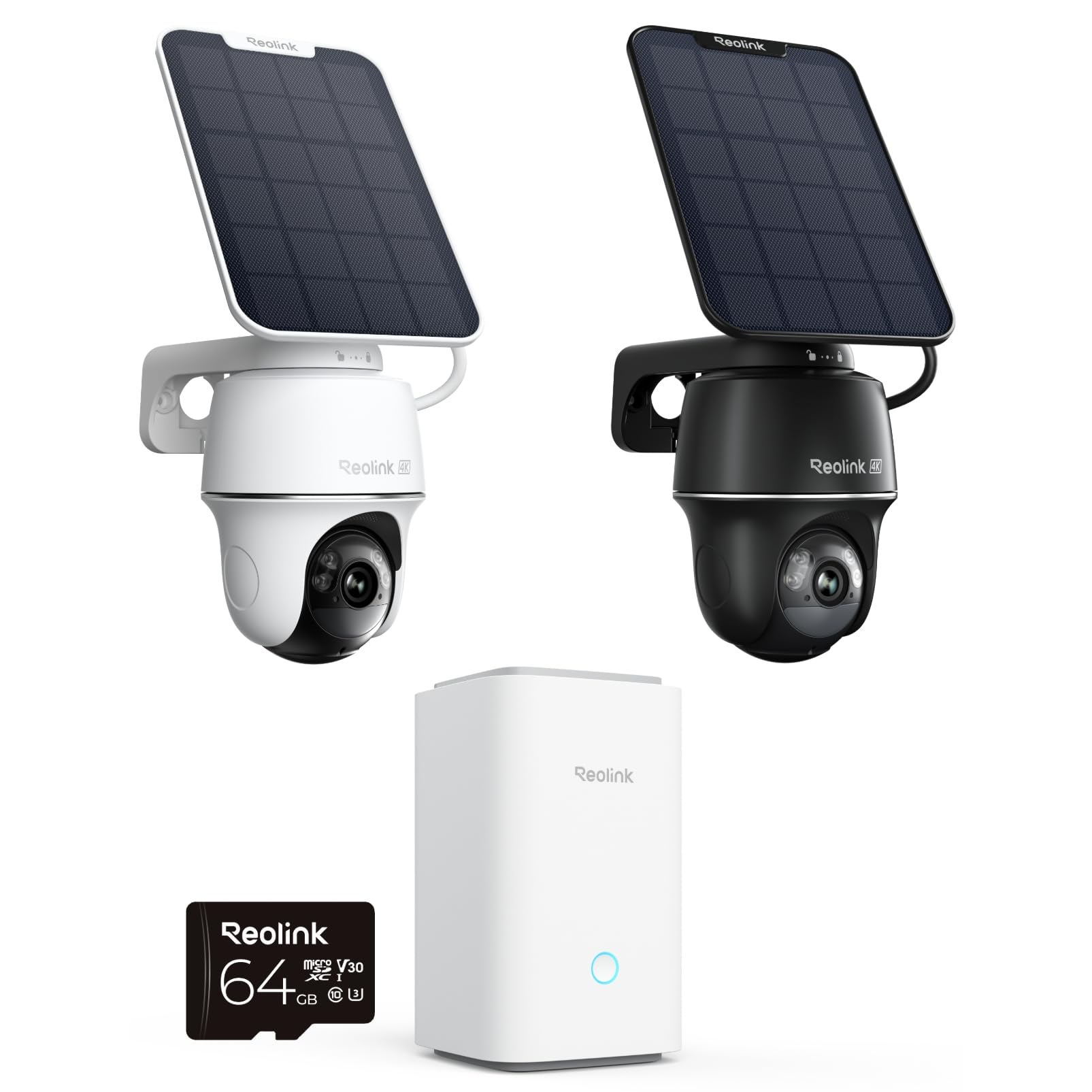 reolink-argus-pt-ultra-sp-home-hub-kit-2-cam-ras-solaires-4k-wifi-6-ext-rieures image 1