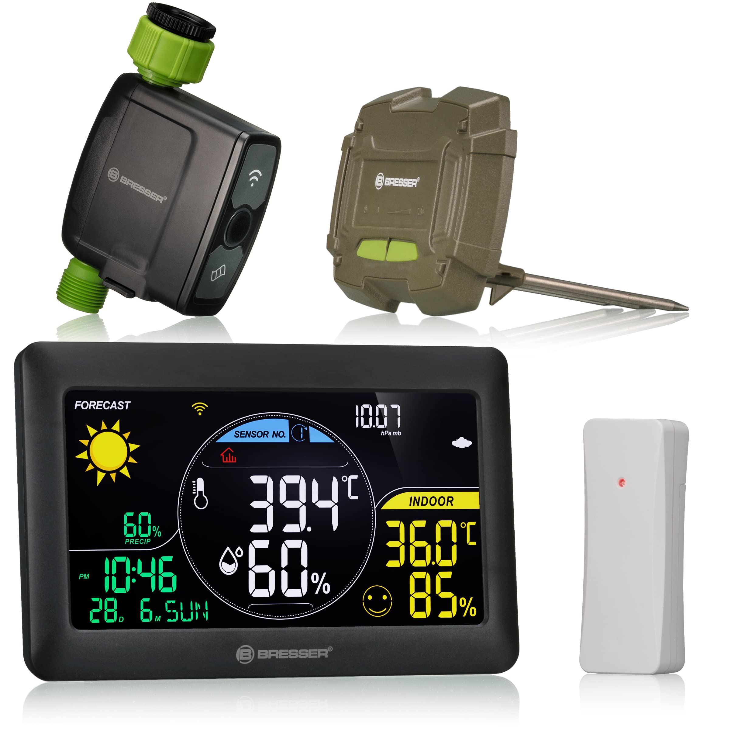 bresser-smart-garden-syst-me-d-arrosage-avec-station-m-t-o-radio-et-appli image 1