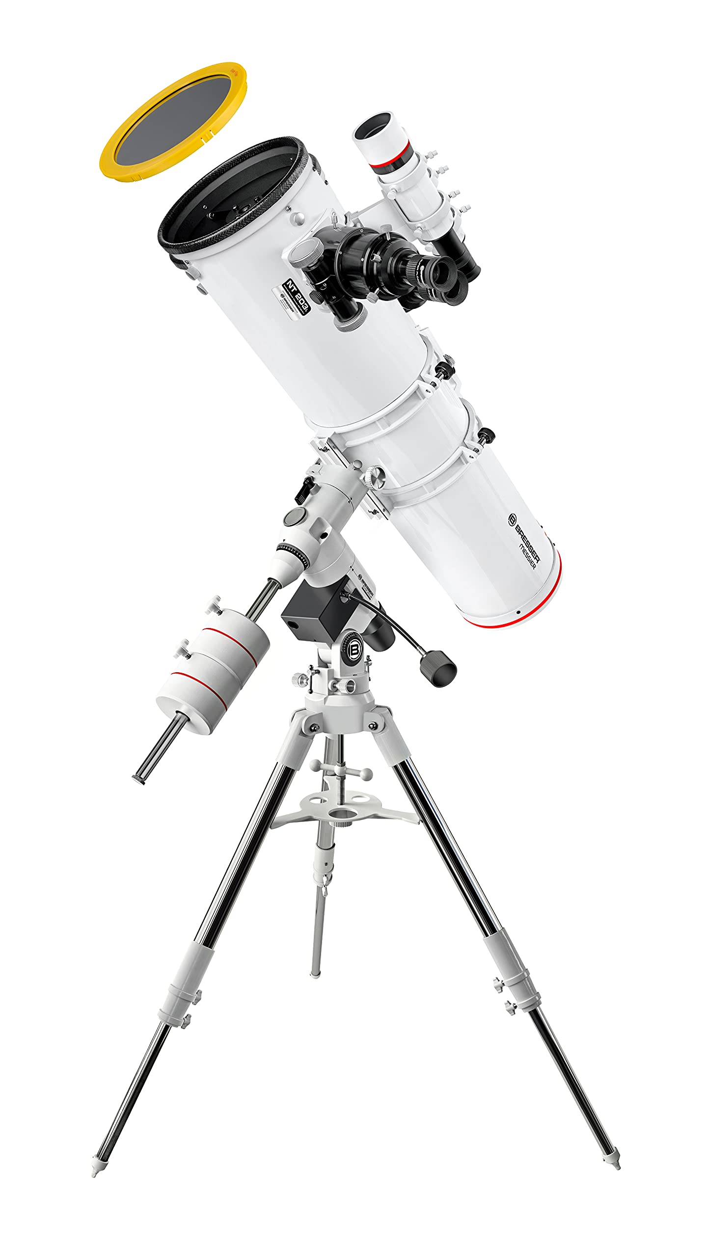 bresser-messier-nt-203-1200-exos-2-eq-5-t-lescope-blanc image 1