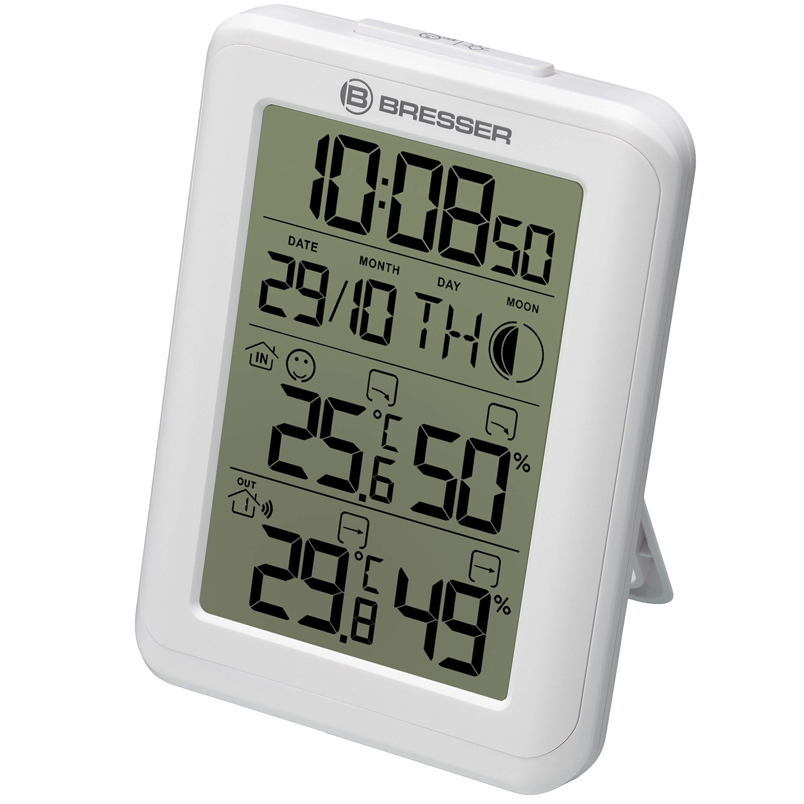 bresser-myclimate-thermo-hygrom-tre-horloge-blanc-capteur-ext-rieur image 2
