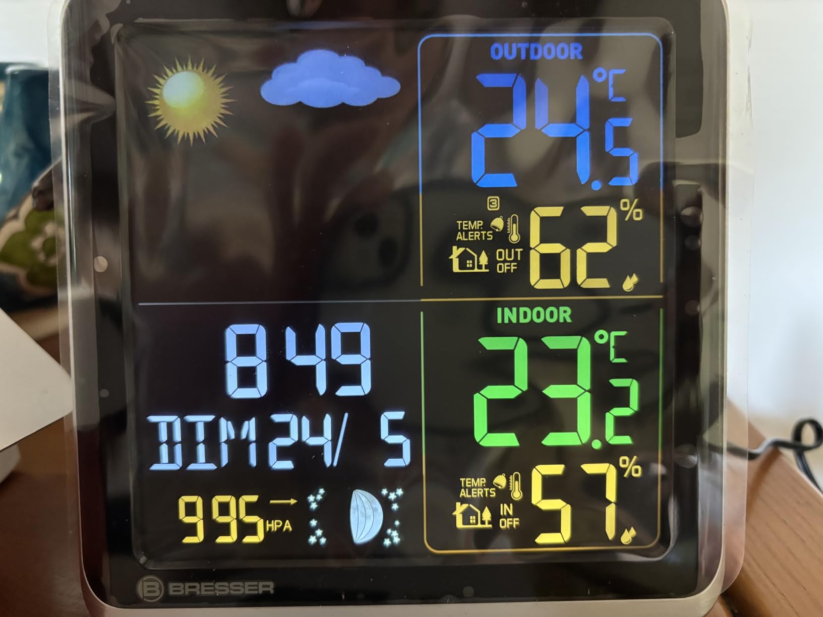 J'adore mon suivi météo maison