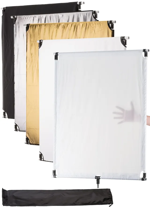 bresser-br-fp8-f002108-panneau-r-flecteur-5-en-1-80x100-cm-noir-blanc-argent-dor image 1
