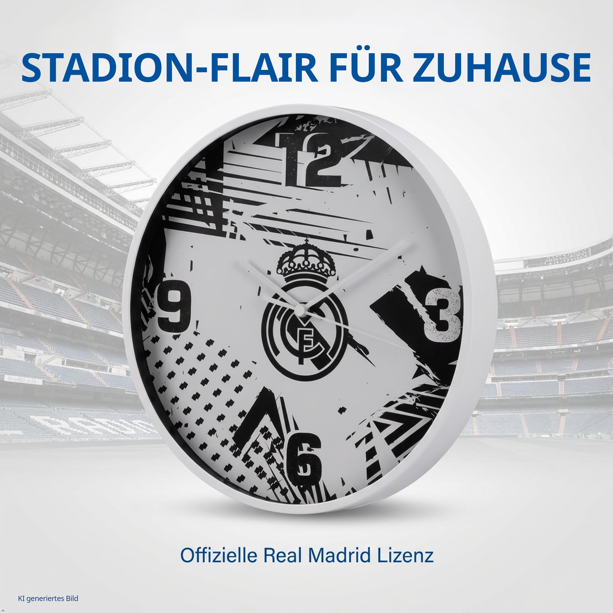 bresser-horloge-murale-real-madrid-25-cm-funky-design-urbain image 5