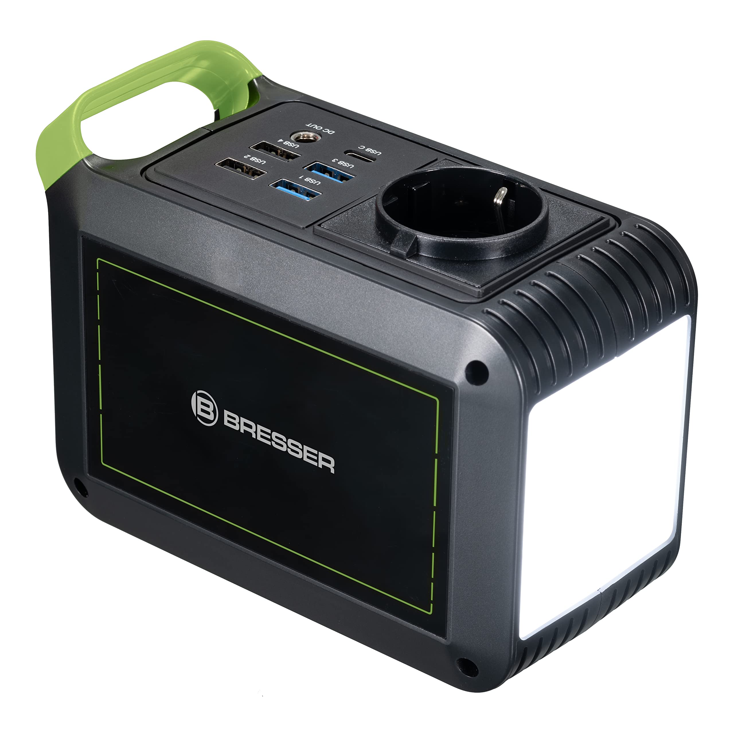 bresser-station-d-alimentation-mobile-88-8-wh-6-ah-14-8-v-usb-ac-dc-lampe-led image 2